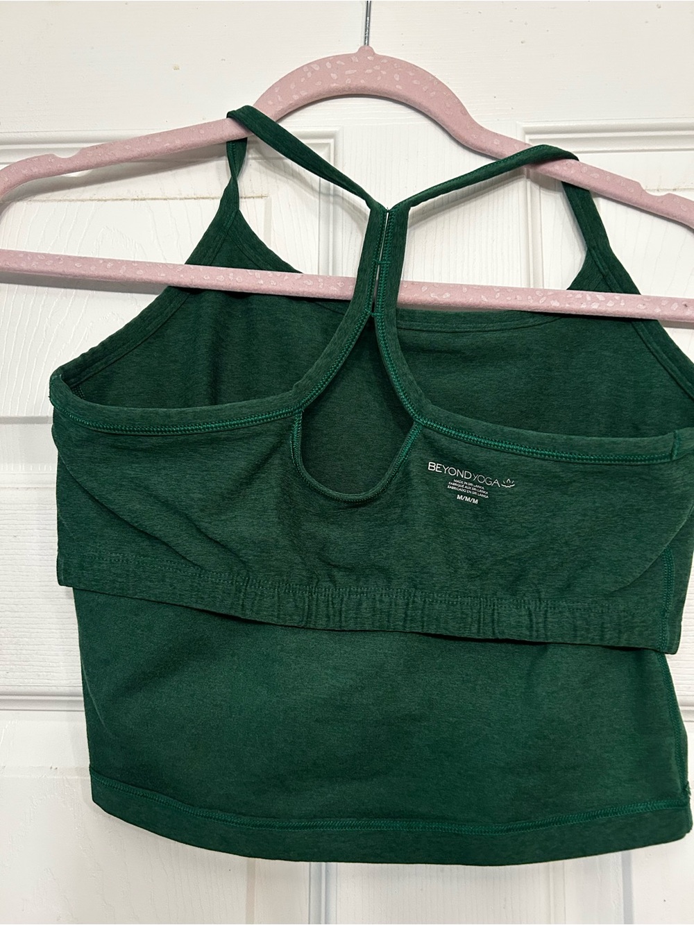 Beyond Yoga Emerald Green Racerback Crop Tank - Picture 6 of 7